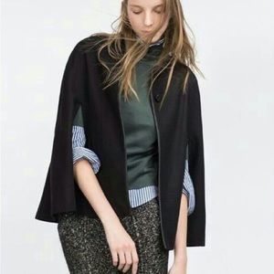 Zara Basic Wool Cape